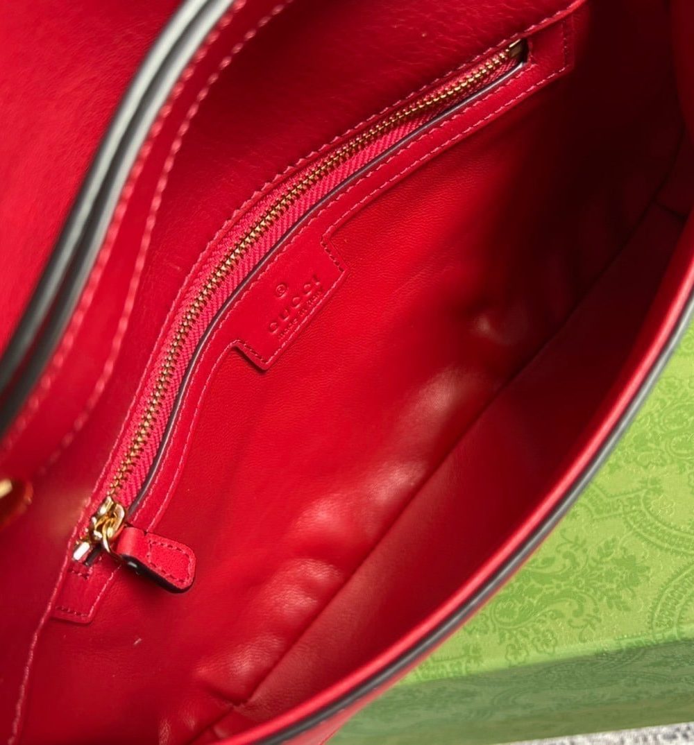 1:1 Replica Gucci Blondie Shoulder Bag Red For Women, Women's Bags 11in/28cm GG‎