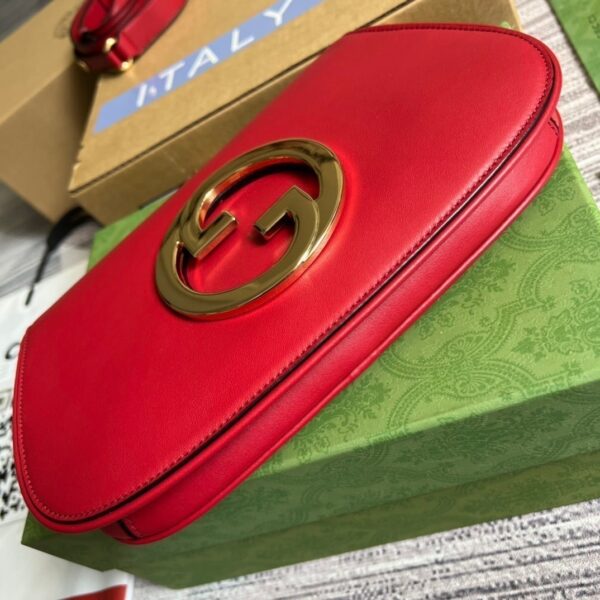 1:1 Replica Gucci Blondie Shoulder Bag Red For Women, Women's Bags 11in/28cm GG‎