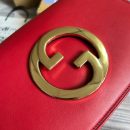1:1 Replica Gucci Blondie Shoulder Bag Red For Women, Women's Bags 11in/28cm GG‎