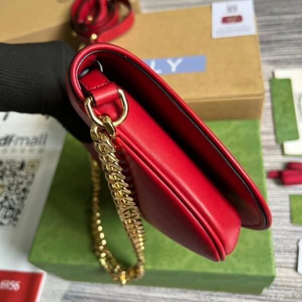1:1 Replica Gucci Blondie Shoulder Bag Red For Women, Women's Bags 11in/28cm GG‎