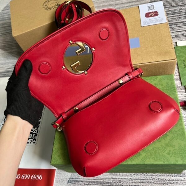 1:1 Replica Gucci Blondie Shoulder Bag Red For Women, Women's Bags 11in/28cm GG‎