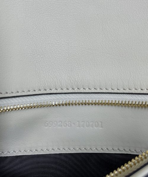 1:1 Replica Gucci Blondie Shoulder Bag White For Women, Women's Bags 11in/28cm GG 699268 UXX0G 9022