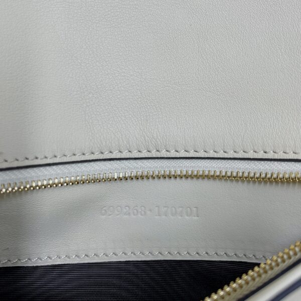 1:1 Replica Gucci Blondie Shoulder Bag White For Women, Women's Bags 11in/28cm GG 699268 UXX0G 9022