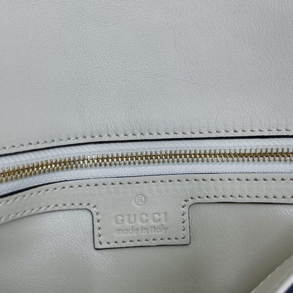 1:1 Replica Gucci Blondie Shoulder Bag White For Women, Women's Bags 11in/28cm GG 699268 UXX0G 9022