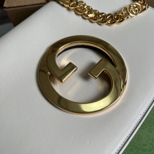1:1 Replica Gucci Blondie Shoulder Bag White For Women, Women's Bags 11in/28cm GG 699268 UXX0G 9022