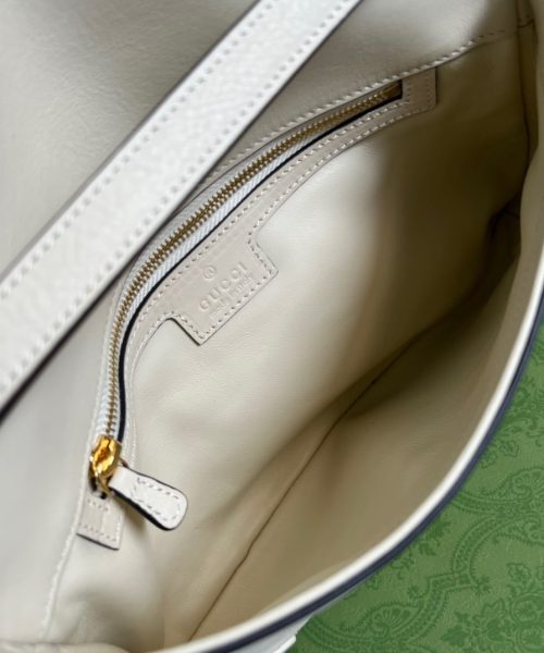 1:1 Replica Gucci Blondie Shoulder Bag White For Women, Women's Bags 11in/28cm GG 699268 UXX0G 9022