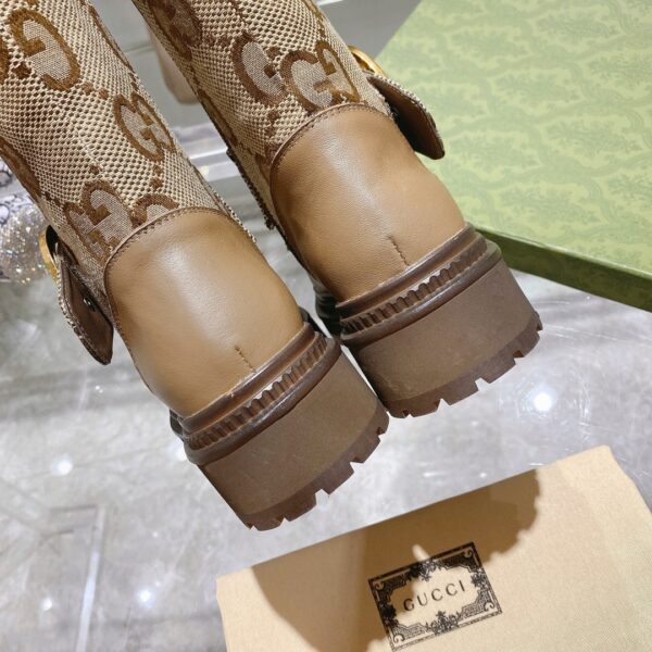 Gucci Blondie Women's Boot Beige For Women GG