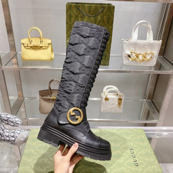Gucci Blondie Women's Boot Black For Women GG