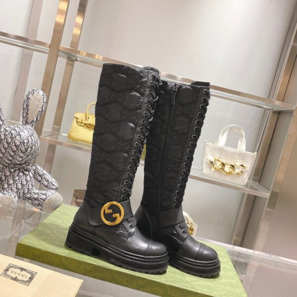 Gucci Blondie Women's Boot Black For Women GG