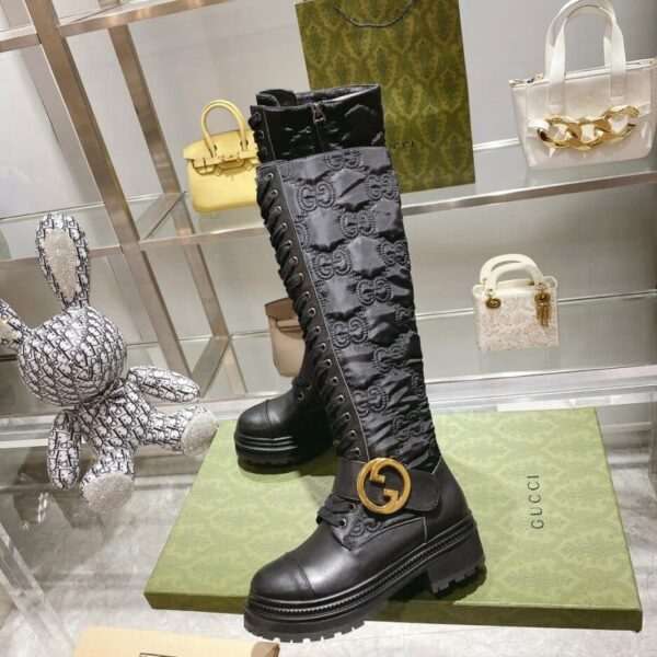 Gucci Blondie Women's Boot Black For Women GG
