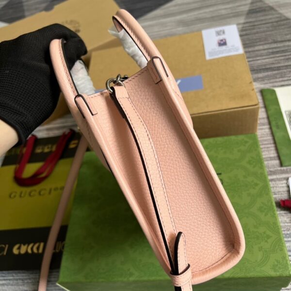 1:1 Replica Gucci Blooming Love Mini Tote Bag Beige For Women, Women's Bags 6.3in/20cm GG