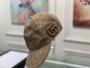 Gucci Canvas Baseball Hat Beige GG Hat