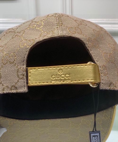 Gucci Canvas Baseball Hat Beige GG Hat