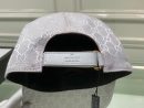 Gucci Canvas Baseball Hat White GG Hat