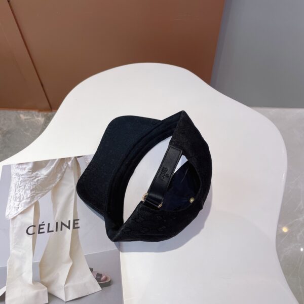 Gucci Canvas Baseball Hat With Horsebit Black GG Hat
