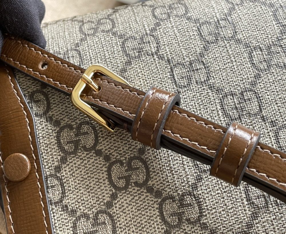 1:1 Replica Gucci Children's Horsebit 1955 Mini Bag Beige For Women, Women's Bags 7in/18cm GG‎ ‎699296 92TCG 8563