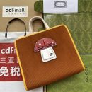1:1 Replica Gucci Children's Mushroom Tote Bag Brown For Women, Women's Bags 11.2in/28.5cm GG‎ ‎705042 2S8HN 2886