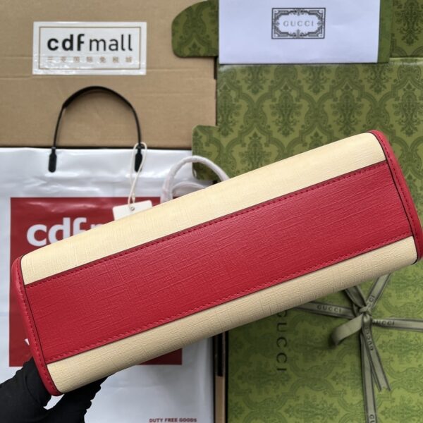 1:1 Replica Gucci Children's Tote Bag With Strawberry Fairy Print Red For Women, Women's Bags 11in/28cm GG‎ ‎630542 U6IAN 8257