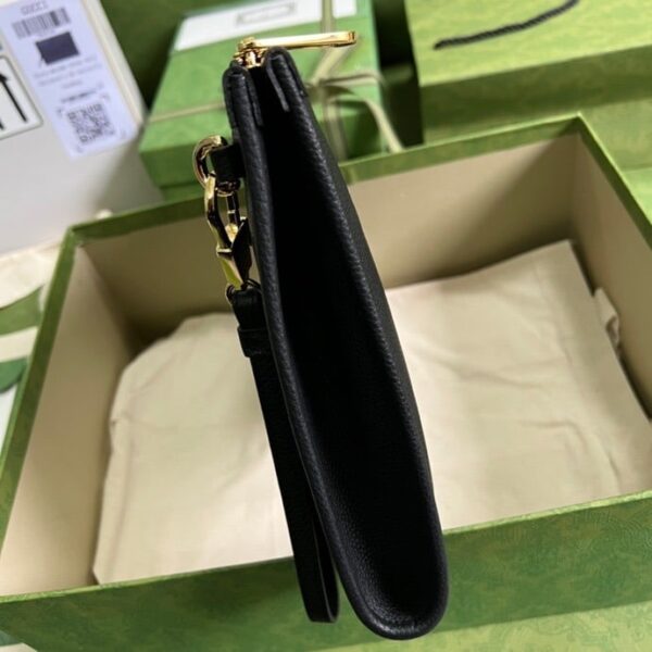 1:1 Replica Gucci Clutch With Gucci Logo Black For Men 12in/31cm  GG