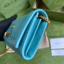 1:1 Replica Gucci Diana Chain Wallet With Bamboo Blue For Women, Women's Bags 7.4in/19cm GG