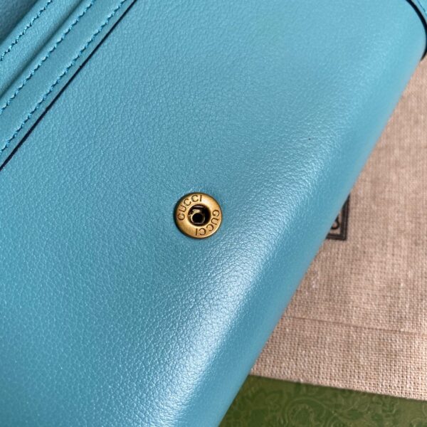 1:1 Replica Gucci Diana Chain Wallet With Bamboo Blue For Women, Women's Bags 7.4in/19cm GG