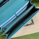 1:1 Replica Gucci Diana Chain Wallet With Bamboo Blue For Women, Women's Bags 7.4in/19cm GG