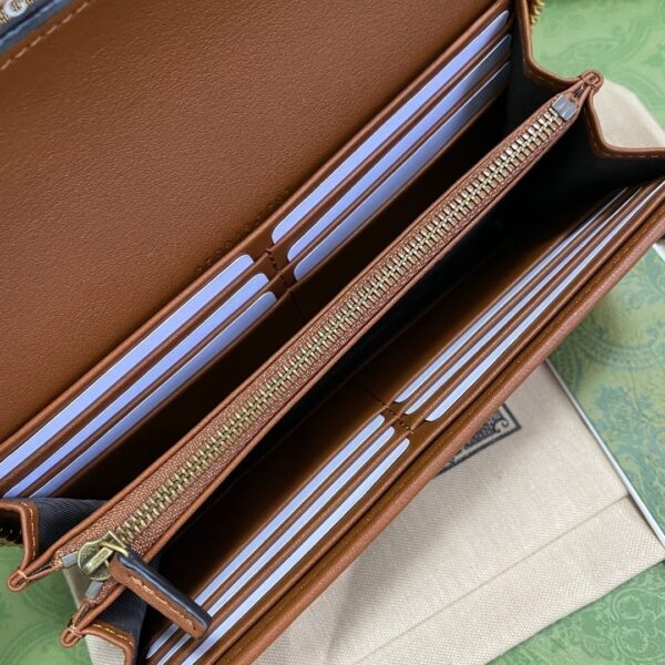 1:1 Replica Gucci Diana Chain Wallet With Bamboo Red For Women, Women's Bags 7.4in/19cm GG