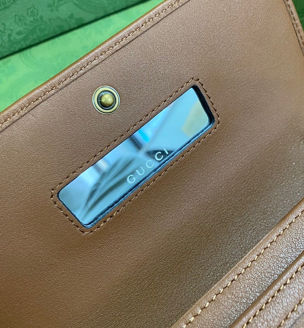 1:1 Replica Gucci Diana Chain Wallet With Bamboo Red For Women, Women's Bags 7.4in/19cm GG