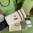 1:1 Replica Gucci Diana Chain Wallet With Bamboo White For Women, Women's Bags 7.4in/19cm GG 658243 17Q0T 9022
