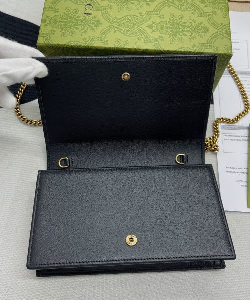 1:1 Replica Gucci Diana Mini Bag With Bamboo Black For Women, Women's Bags 7.5in/19cm GG 696817 DJ20T 1000