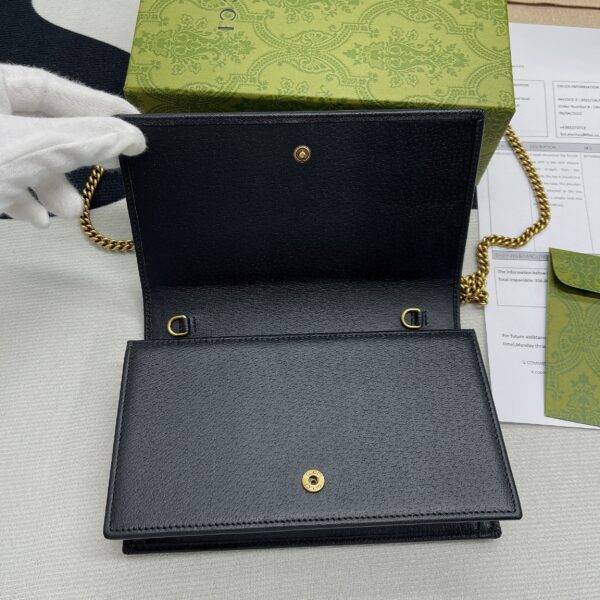 1:1 Replica Gucci Diana Mini Bag With Bamboo Black For Women, Women's Bags 7.5in/19cm GG 696817 DJ20T 1000