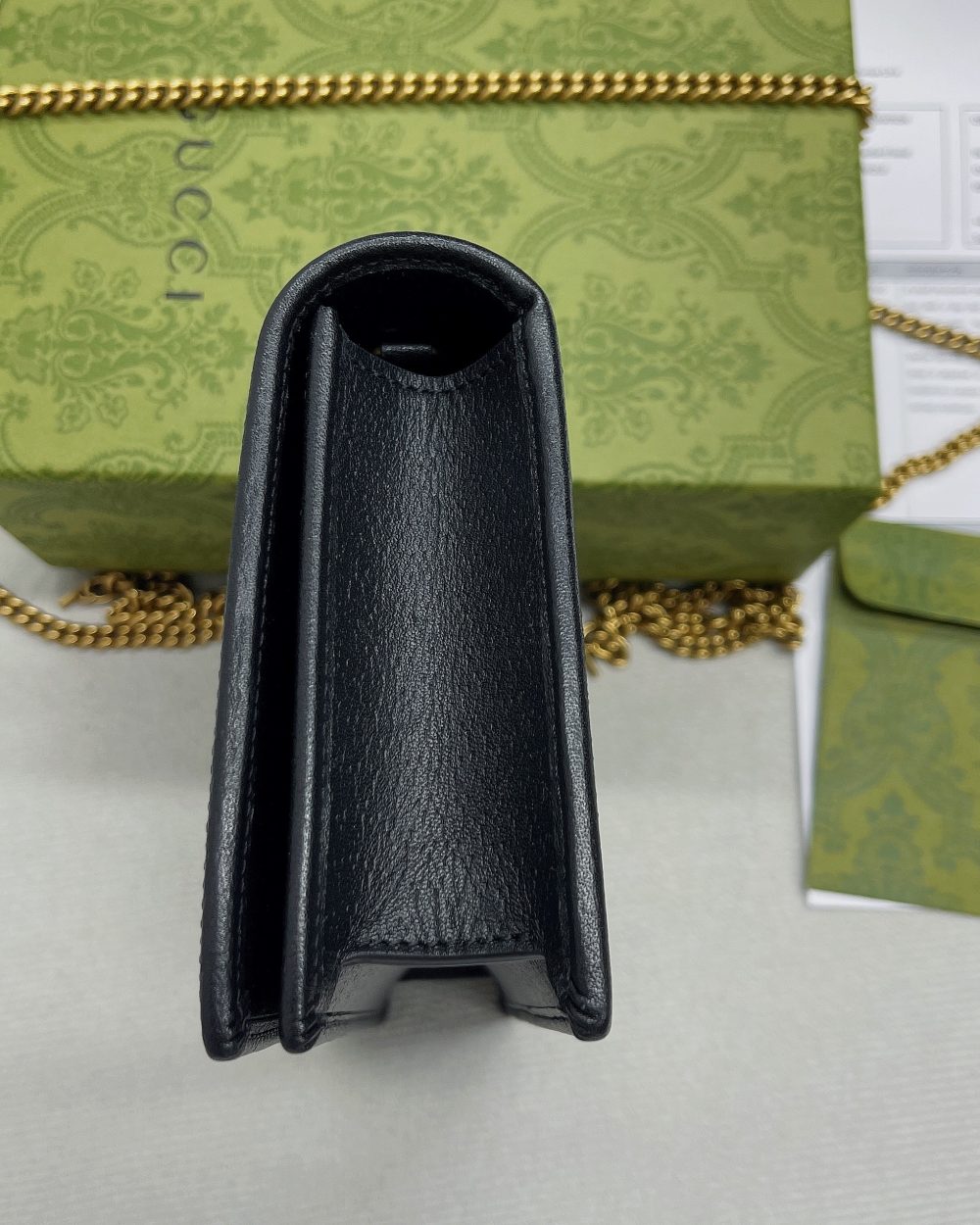 1:1 Replica Gucci Diana Mini Bag With Bamboo Black For Women, Women's Bags 7.5in/19cm GG 696817 DJ20T 1000