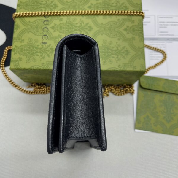 1:1 Replica Gucci Diana Mini Bag With Bamboo Black For Women, Women's Bags 7.5in/19cm GG 696817 DJ20T 1000