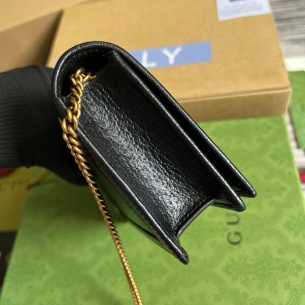 1:1 Replica Gucci Diana Mini Bag With Bamboo Black For Women, Women's Bags 7.5in/19cm GG 696817 DJ20T 1000