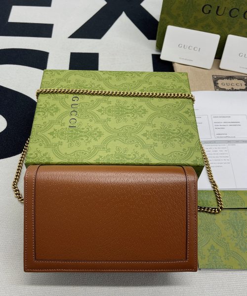 1:1 Replica Gucci Diana Mini Bag With Bamboo Brown For Women, Women's Bags 7.5in/19cm GG