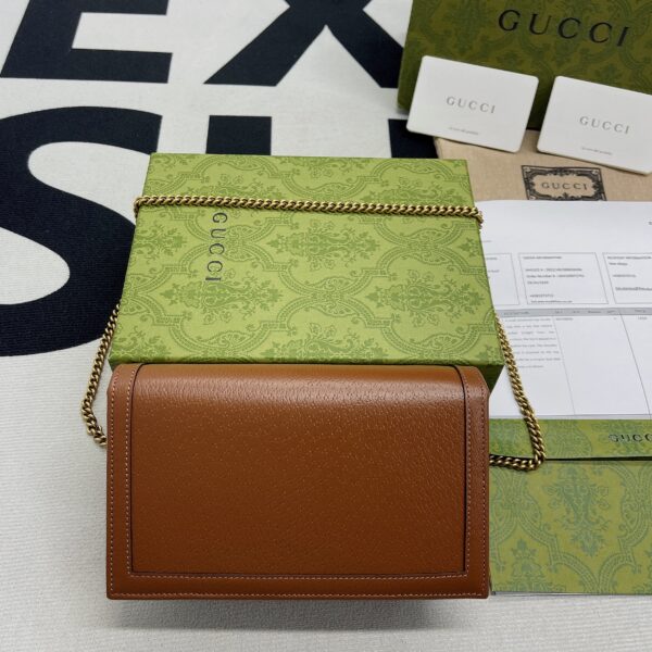 1:1 Replica Gucci Diana Mini Bag With Bamboo Brown For Women, Women's Bags 7.5in/19cm GG