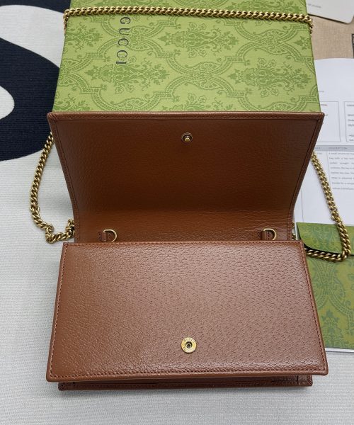 1:1 Replica Gucci Diana Mini Bag With Bamboo Brown For Women, Women's Bags 7.5in/19cm GG
