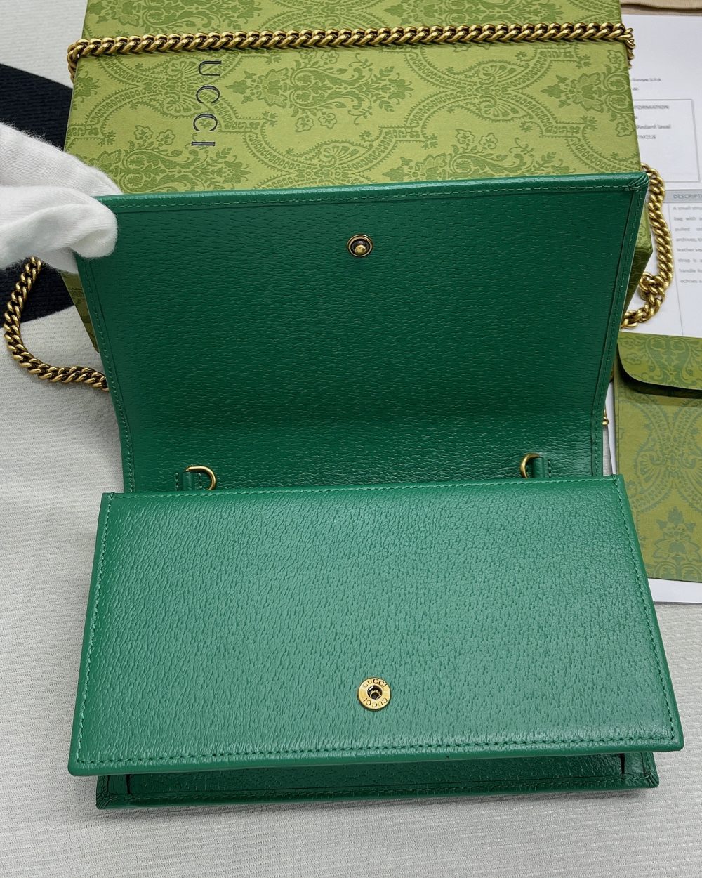 1:1 Replica Gucci Diana Mini Bag With Bamboo Green For Women, Women's Bags 7.5in/19cm GG ‎696817 DJ20T 3120