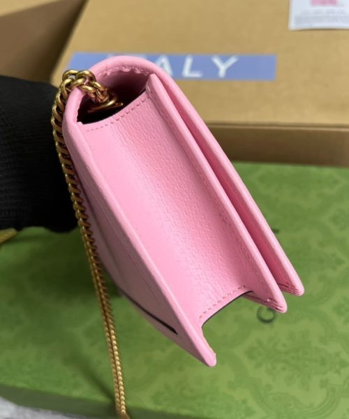 1:1 Replica Gucci Diana Mini Bag With Bamboo Pink For Women, Women's Bags 7.5in/19cm GG 696817 DJ20T 5815