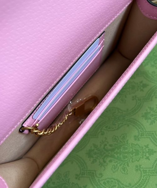 1:1 Replica Gucci Diana Mini Bag With Bamboo Pink For Women, Women's Bags 7.5in/19cm GG 696817 DJ20T 5815