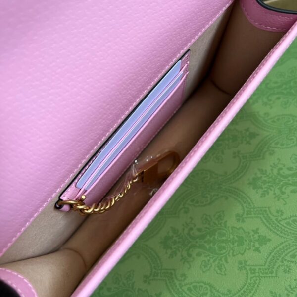 1:1 Replica Gucci Diana Mini Bag With Bamboo Pink For Women, Women's Bags 7.5in/19cm GG 696817 DJ20T 5815