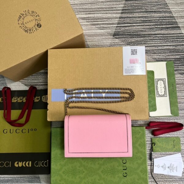 1:1 Replica Gucci Diana Mini Bag With Bamboo Pink For Women, Women's Bags 7.5in/19cm GG 696817 DJ20T 5815