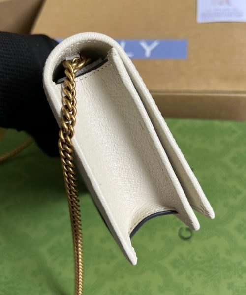 1:1 Replica Gucci Diana Mini Bag With Bamboo White For Women, Women's Bags 7.5in/19cm GG