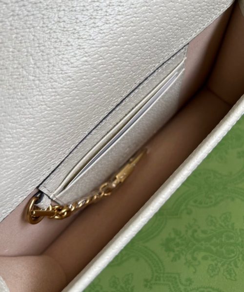 1:1 Replica Gucci Diana Mini Bag With Bamboo White For Women, Women's Bags 7.5in/19cm GG
