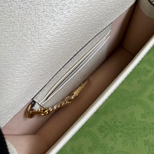 1:1 Replica Gucci Diana Mini Bag With Bamboo White For Women, Women's Bags 7.5in/19cm GG
