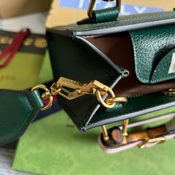 1:1 Replica Gucci Diana Mini Tote Bag Green For Women, Women's Bags 7.9in/20cm GG ‎702732 U3ZDT 3670