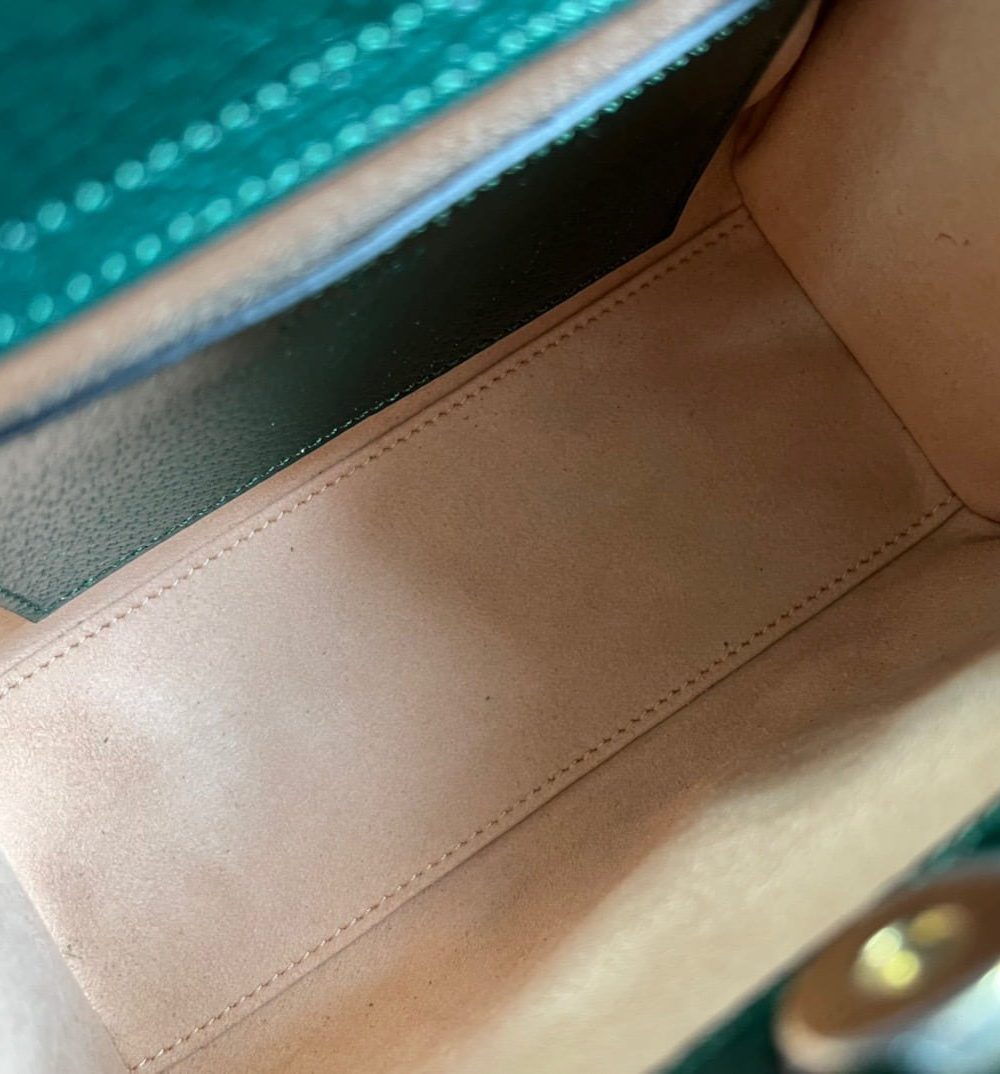 1:1 Replica Gucci Diana Mini Tote Bag Green For Women, Women's Bags 7.9in/20cm GG ‎702732 U3ZDT 3670