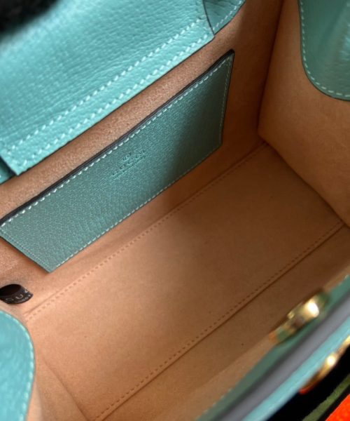 1:1 Replica Gucci Diana Mini Tote Bag Light Blue For Women, Women's Bags 7.9in/20cm GG ‎702732 U3ZDT 4377