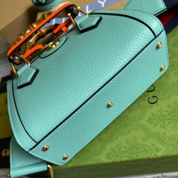 1:1 Replica Gucci Diana Mini Tote Bag Light Blue For Women, Women's Bags 7.9in/20cm GG ‎702732 U3ZDT 4377
