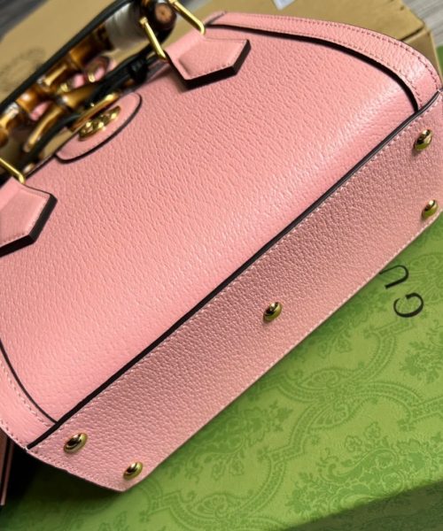 1:1 Replica Gucci Diana Mini Tote Bag Pink For Women, Women's Bags 7.9in/20cm GG ‎702732 U3ZDT 5479